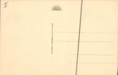 Postal Folclore Alsacia Vagada alsaciano la farmacia