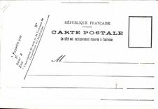 Postal Folclore Alsacia Pueblo