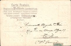 CPA Fantaisie Fleurs Colombe 