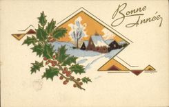CPA Fantaisie Bonne annee 