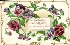 CPA Fantaisie Fleurs 