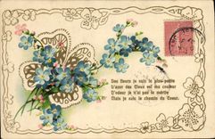 CPA Fantaisie Fleurs 