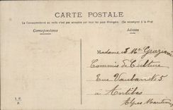 CPA Fantaisie Fleurs Poisson 1er Avril 