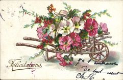 CPA Fantaisie Fleurs 