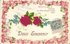 CPA Fantaisie Fleurs 