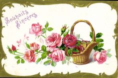 CPA Fantaisie Fleurs 