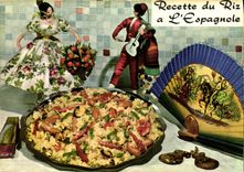 Postal Ingreso del arroz tiene la Española