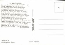 CPM Recette de la Bouillabaisse 