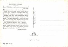 Postal Ingreso de la ensalada nicoise