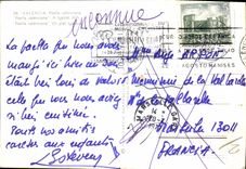 Postal Valenciana Paella Valenciana