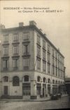 CPA Bordeaux Hotel Restaurant du Chapon Fin Sicart 