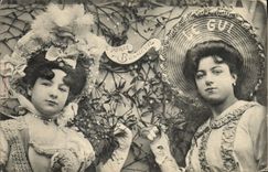 Vintage Postcard Fantasy Women the GUI