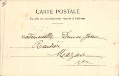 CPA Fantaisie Pitou en permission Militaria 