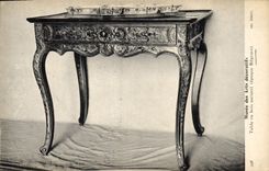 CPA Musee des Arts Decoratifs Table en bois naturel Regence 
