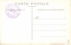 Postal Rueil Castillo del Malmaison Cuna de rey de Roma