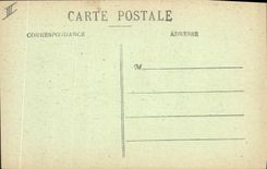 Postal una cama cerrada y cuna bretona