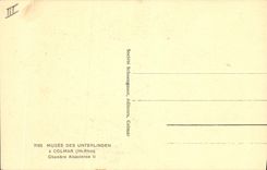 Postal Vagar del Unterlinden en Colmar Habitación alsaciano