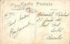 CPA La Rochelle Table et fauteuil du Marie Guitton