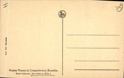 Postal Vagadas Reales del Cincuentenario Bruselas Arcón Brabanzón