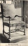 Postal Vagada de las Artes Decorativas Sillón Luis XIII