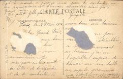 Vintage Postcard the Arago school has its glorious deaths