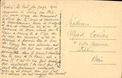 Vintage Postcard Gresy on Aix Tombeau high has the memory of the baroness of the Pitcher