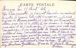 Vintage Postcard Borough of Toll the wood of the nuts Tomb of Delay Dagier Even of France President of the General states