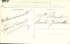 CPA Toulon Funerailles des victimes de la Couronne Monsieur Thomson conduisant le deuil apres le char du matelot Grave