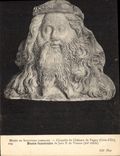 Vintage Postcard Museum of sculpture comparee Vault of the castle of funerary Pagny Bust of John II of Vienna