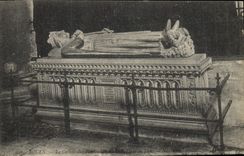 Vintage Postcard Rouen the cathedral Tomb