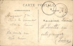 Vintage Postcard Militaria Avignon Quarters Chabran 58eme line