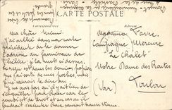 Vintage Postcard Militaria Work of the Genius Construction of a footbridge