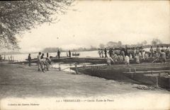 CPA Militaria Versailles 1er Genie Ecole de ponts