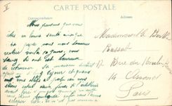 Vintage Postcard Militaria Creil Bridge destroyed by the French genius