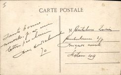 Vintage Postcard Militaria Viaduct of Dannemarie which the French Genius made jump