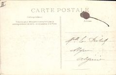 Vintage Postcard Militaria Paris Raw of the Seine Esplanade of the Invalids Bridge destroyed by the Genius