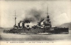 CPA Bateau Jules Ferry Croiseur de 1ere classe