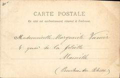 Vintage Postcard Bateau Jaureguiberry Armours