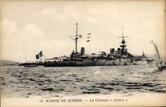 CPA Bateau Le cuirasse Justice
