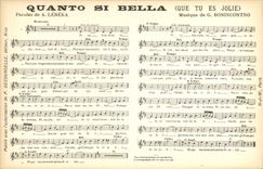 CPA Quanto Si Bella Leneka Bonincontro