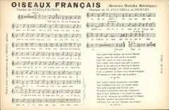 Vintage Postcard French Birds Lerda-Fauriol Sylvabell Demars