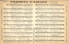 Vintage Postcard Fremito d' Amore Girard Barbirolli