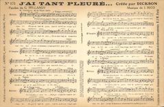 Vintage Postcard I have so much cry Dickson Millandy Rico