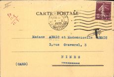 Vintage Postcard Jacques Facings Street of Petrograd