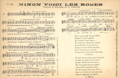 CPA Ninon voici les roses Darien 