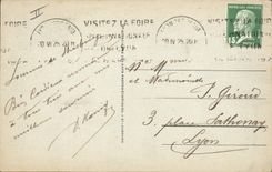 Vintage Postcard Strasbourg Monument of the Marseillaise