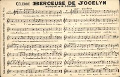 Vintage Postcard Lullaby of Jocelyn Godard