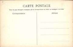 Vintage Postcard the horn Alfred de Vigny Flegier