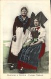 Vintage Postcard Alsatian and Lorraine Alsace Folklore National costume