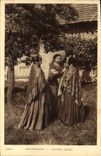 Vintage Postcard Folklore Alsace Meistratzheim local Costumes